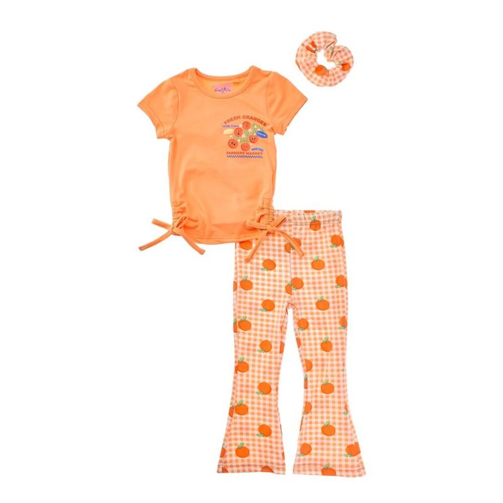 Freestyle Girls  3Pc Organic Knit Legging Set